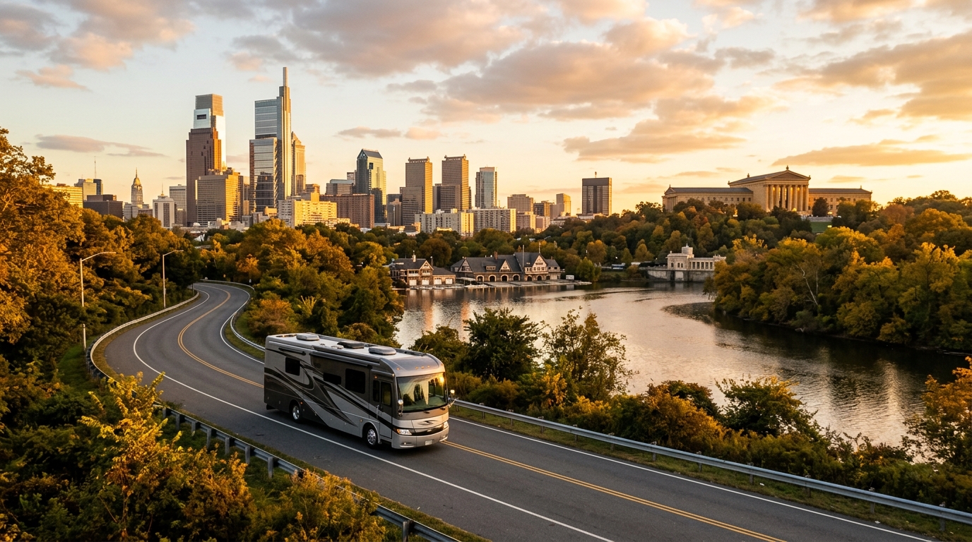 Pronájem obytných vozů Philadelphia – kompletní průvodce 2026